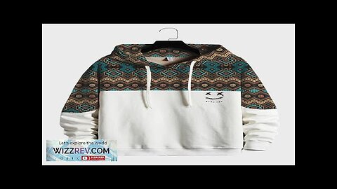 Mens Argyle Pattern Smile Embroidered Patchwork Loose Drawstring Hoodies White S Review