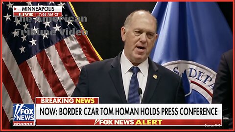 Tom Homan Calls Out Radical Minnesota Politicians for Putting ICE Lives at Risk