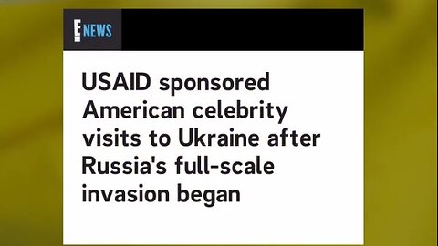 USAID paid Western celebrities millions for PR trips to Ukraine