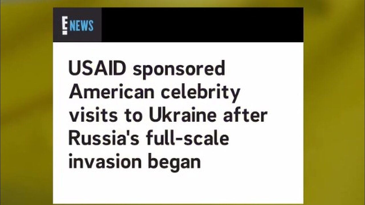 USAID paid Western celebrities millions for PR trips to Ukraine