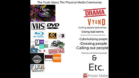 The Truth About The Physical Media Community (Watch The Whole Entire Video Before Commenting)