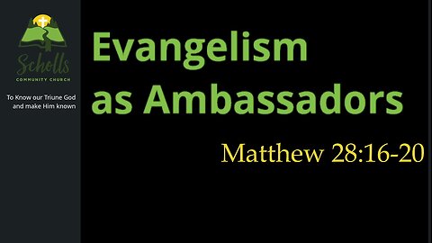 Evangelism as Ambassadors