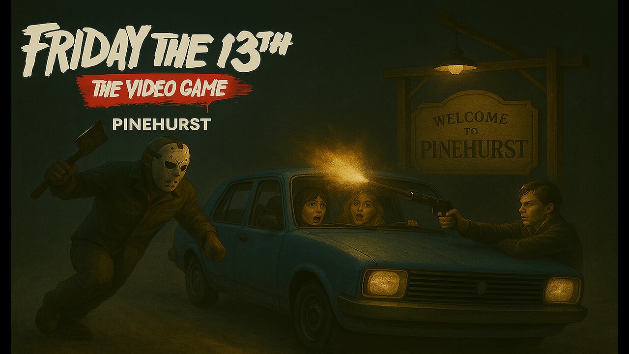 Friday the 13th the Video Game: A J Mason failing to escape Pinehurst
