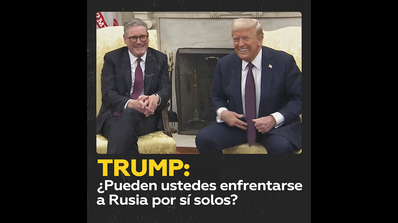 Trump bromea con el primer ministro británico