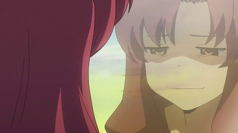 Toradora - Ami cheers up the teacher