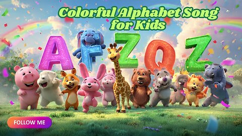 Colorful Alphabet Song for Kids