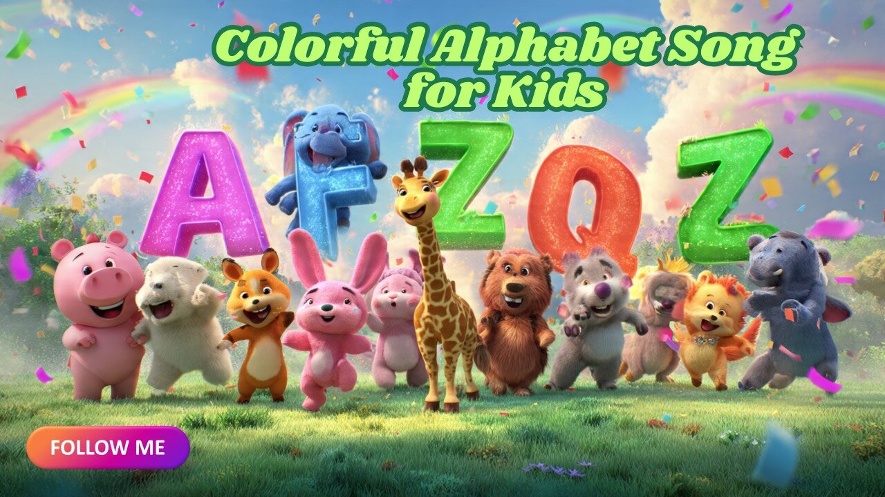 Colorful Alphabet Song for Kids