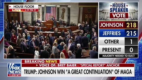 Trump reacts to Speaker Johnson's re-election victory: 'Make America Great Again'