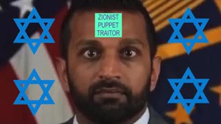 CASH APP PATEL HAS BEEN GROOMED SINCE HIGH SCHOOL TO WORK FOR ISREAL & OUR ZIONIST OCCUPIED GOV'T