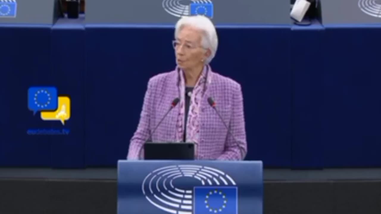 Christine Lagarde talked about digital payment.