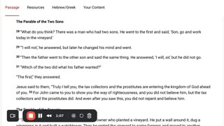 Parable of the Two Sons