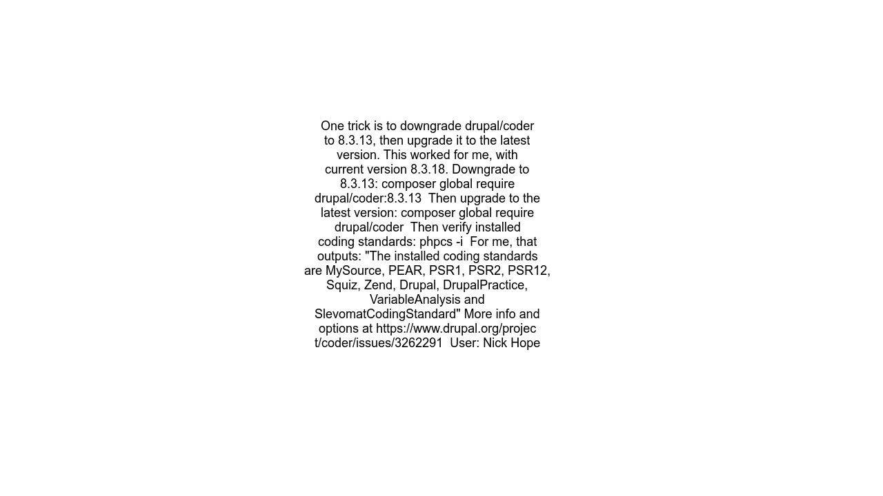 Referenced sniff &quot;SlevomatCodingStandard.ControlStructures.RequireNullCoalesceOperator&quot; d
