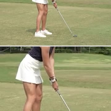 Beautiful Nataliya Guseva's iron swing #golf #golfer #swing #beauty #green #hit #shot #pro #fairway