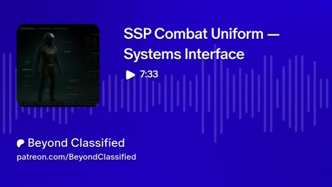 SSP Combat Uniform — Systems Interface