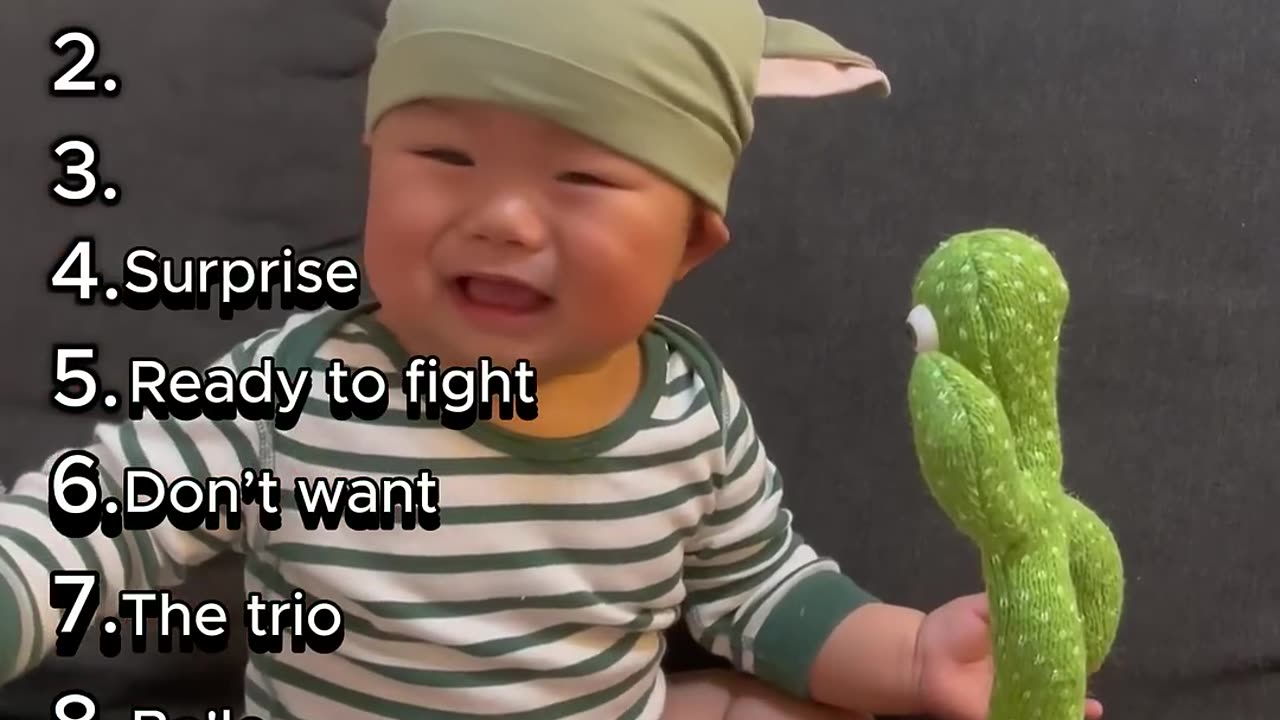Ranking Kids Reactions to a Toy Cactus #shorts #funny