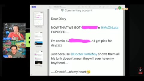 Turtleboy and Auntie Deb on The Twitter Diary