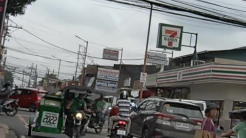 Lovely Day in G. Del Pilar Street in Marikina City, Philippines