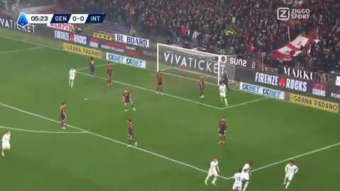 INTER GENOA, FEST TE ZIKALTERIT, GOL BISEK
