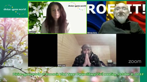 Divine-gpms.world at Romania Vlad Tepes Paramilitary_Civil meeting, October 4, 2025