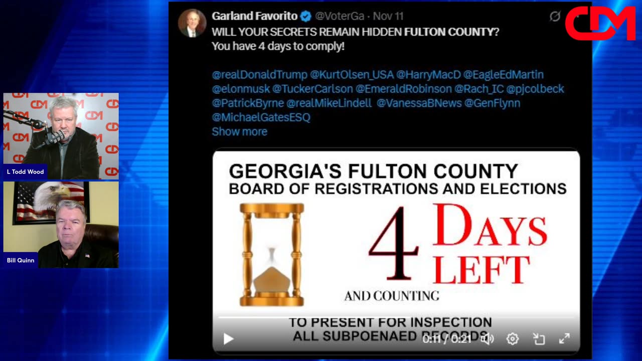 The Georgia Show! The 7 Mountains, Fulton Election Rigging, GA GOP Under Fire 11/12/25