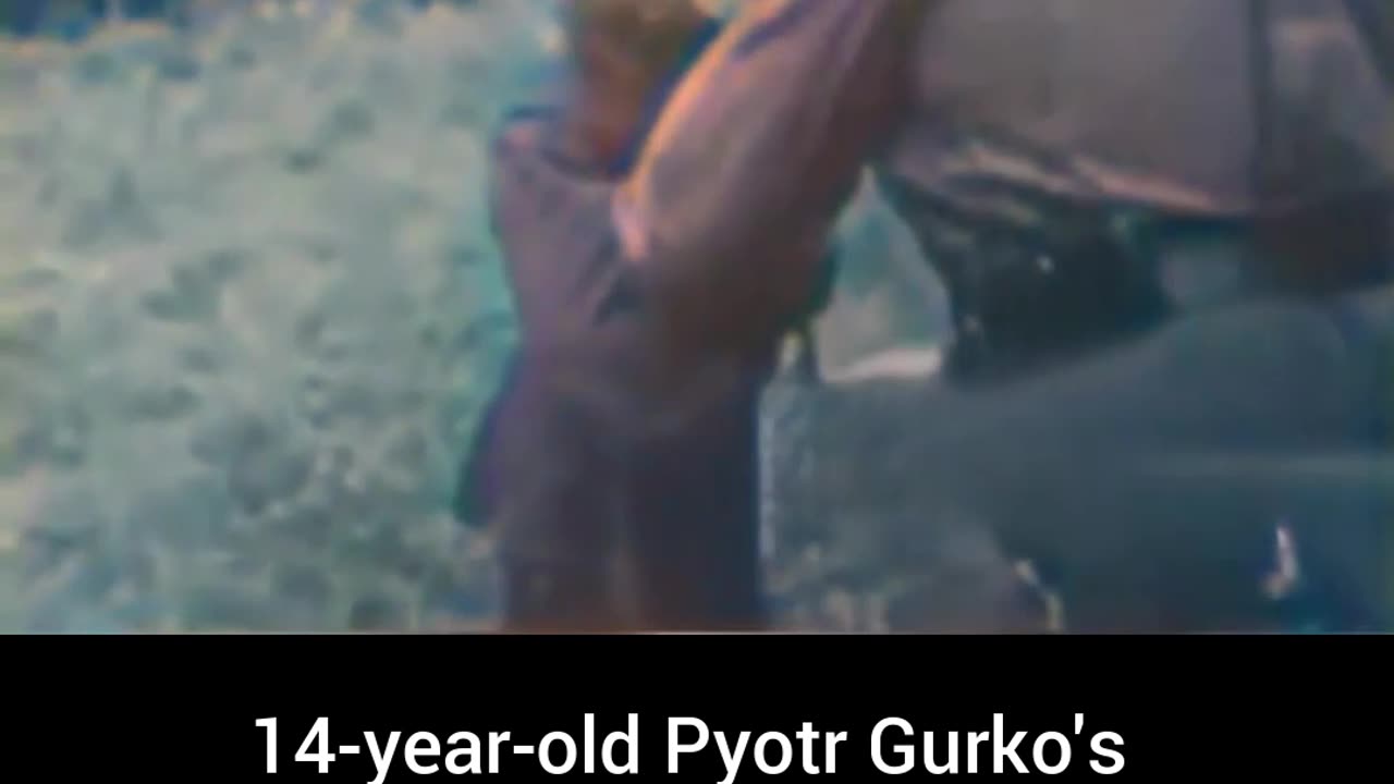 14-year-old Pyotr Gurko heroic act under fire Medal of Courage revealed #Colourized 🎖️