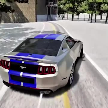 “Ford Mustang Crash Simulator Meets High-Speed Racing Showdown”