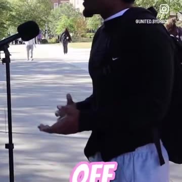 Islamic student claims Muhammad is pure because he was married to the 9 year old he slept with