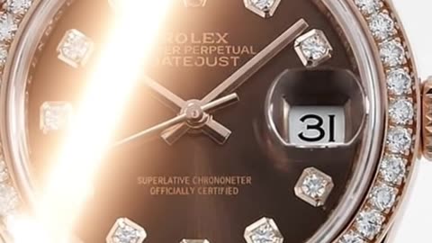 ROLEX DATEJUST BEZEL CHOCOLATE BROWN