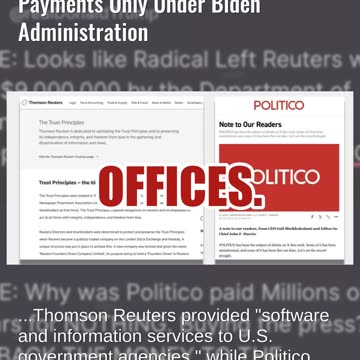 Fact Check: Reuters, Politico Did NOT Receive US Government Payments Only Under Biden Administration