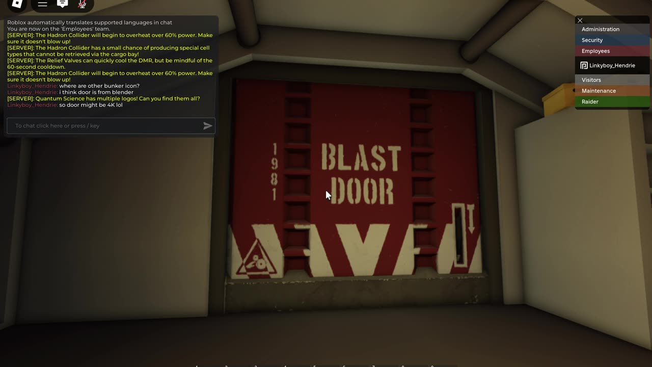 QSERF bunker door update (4K)