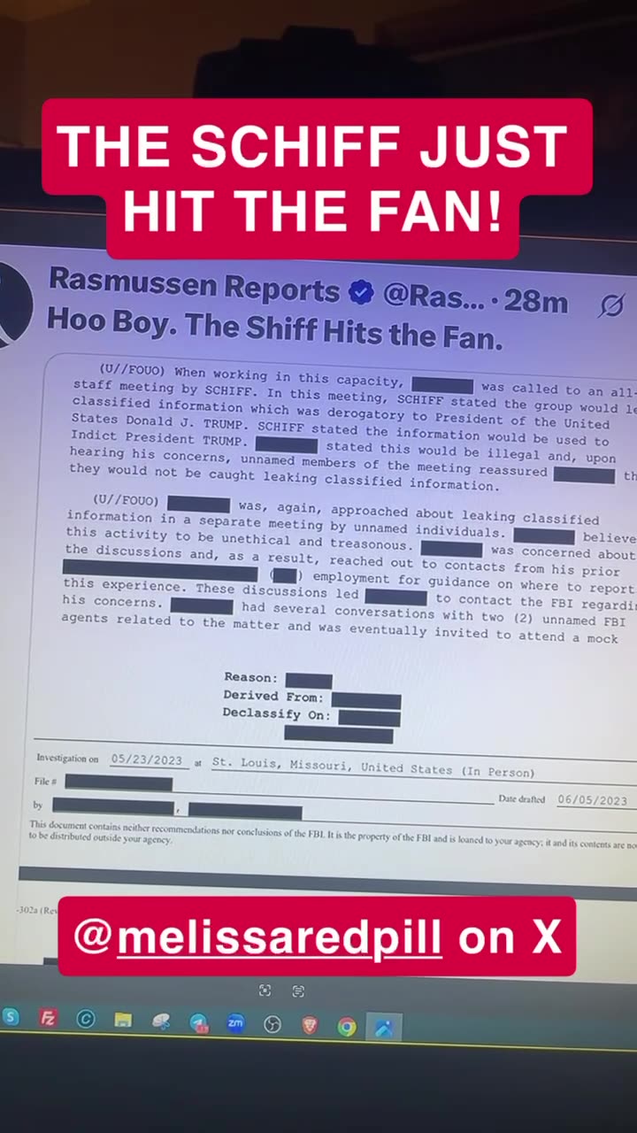 🔥Kash Patel Declassified FBI memo shows Democrat staffer exposed Adam Schiff