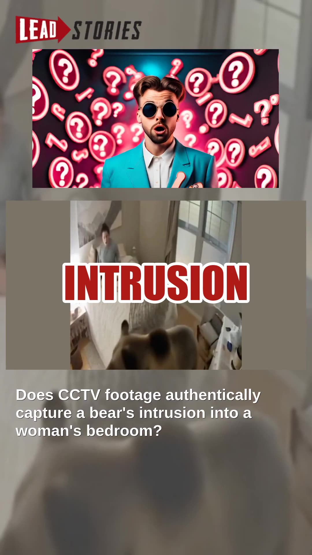 Fact Check: Video Of Bear Breaking Into Womans Bedroom Is NOT Real