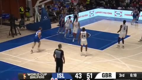 Iceland 🇮🇸 vs Great Britain 🇬🇧 : FIBA 🏀 World Cup 🏆 2027 European Qualifiers Highlights: Alfred.vip