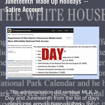 Fact Check: White House Did NOT Call Martin Luther King Jr's Birthday, Juneteenth Made Up Holidays