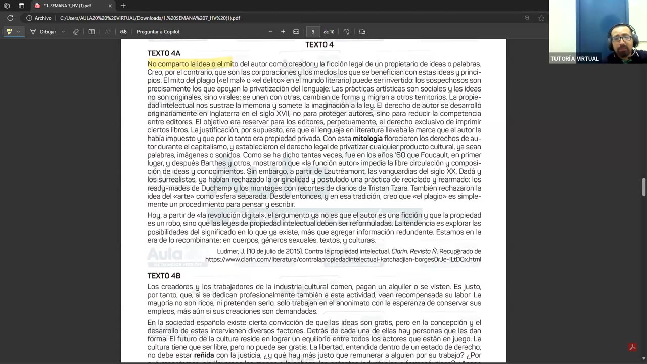 AULA 20 REGULAR 2025 - 1 | Semana 07 | RV