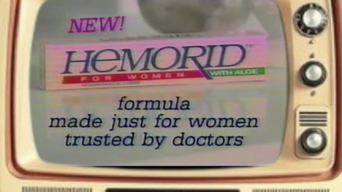 Vintage Hemorid Commercial 💊 | Classic 1970s TV Medicine Ad