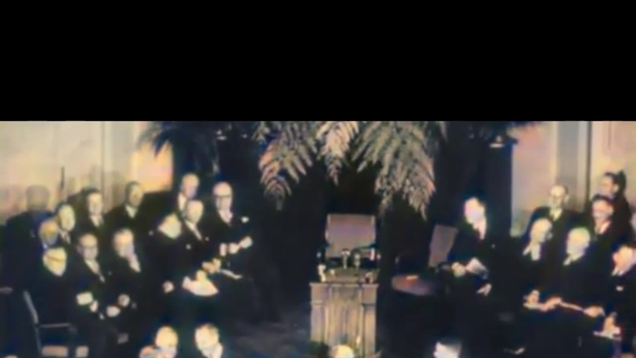 Formation of the North Atlantic Treaty #Colourized footage 🌐 🤝 🎥
