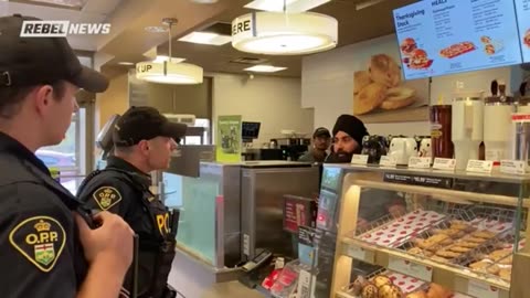 Amazing OPP Officer (Ontario Provincial Police) - They are not all bad - Tim Hortons in Picton, Ont.