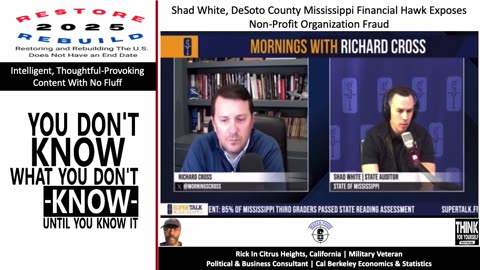 Mississippi Finance Officials Don't Tolerate Corrupt Non-Profit Organizations