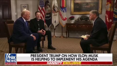 Exclusive interview with President Trump and Elon Musk part 1