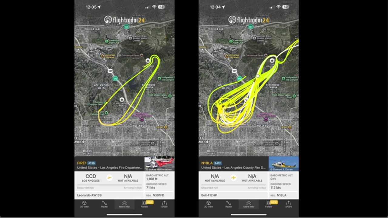 Helicopters Fly 100ś of Rescue Missions, Burbank to Hollywood-NOWHERE ELSE
