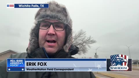 Erik Fox Live From Texas: I Think The Biggest Story In This Is Gonna Be The Cold For Texas. I Mean You're Talking Record Breaking Cold All The Way Through Monday Into Tuesday. You're Gonna Have A Lot Of People In Harms Way Just From The Cold.