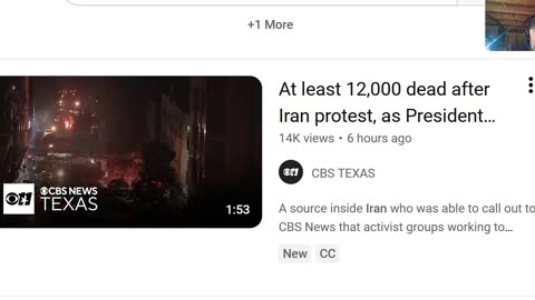 No Sex Gender on Trans Beings - Iran Death Up to 12 K - Iran Will Soon Be Over Run -1-13-26