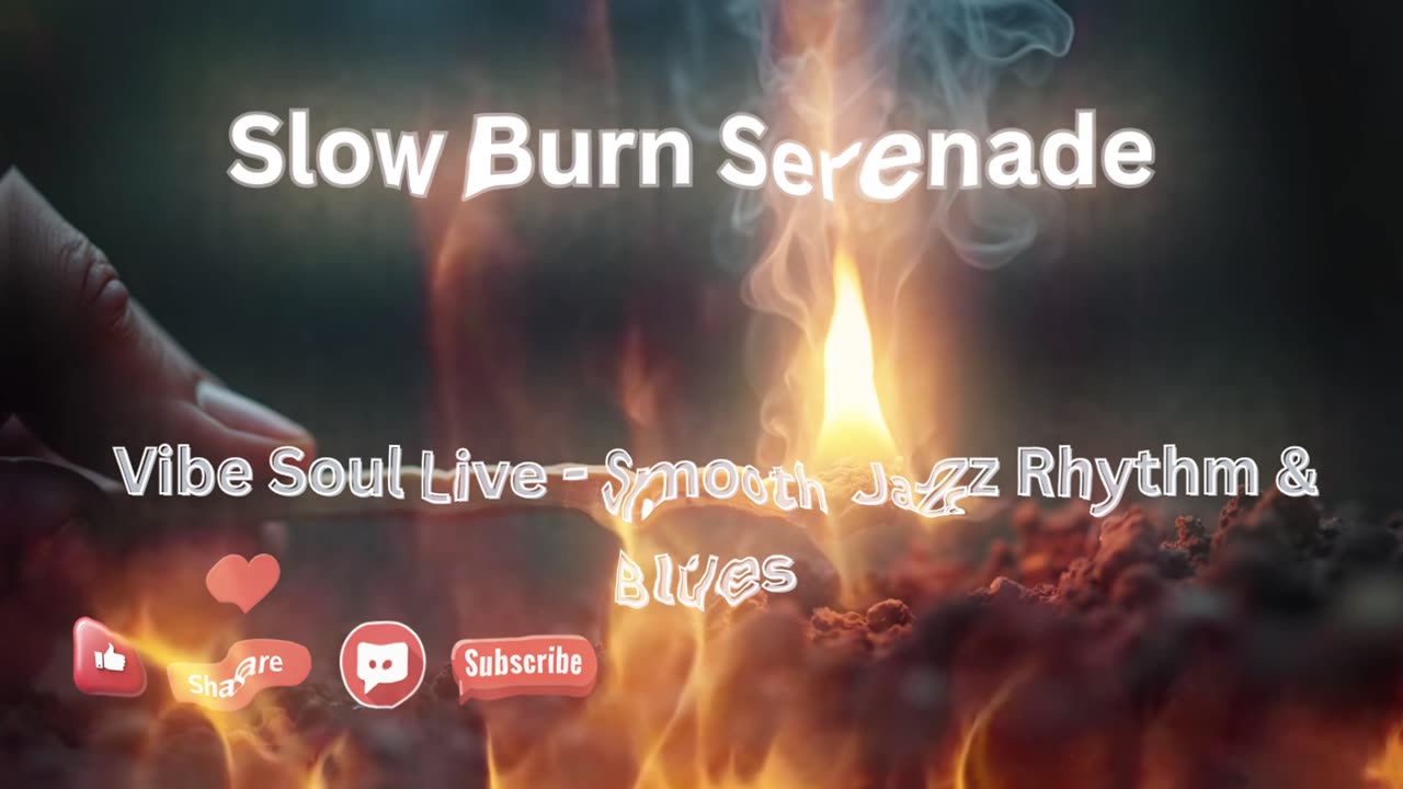 Slow Burn Serenade | Smooth Jazz Guitar & Cozy R&B Groove | Vibe Soul Live Romantic