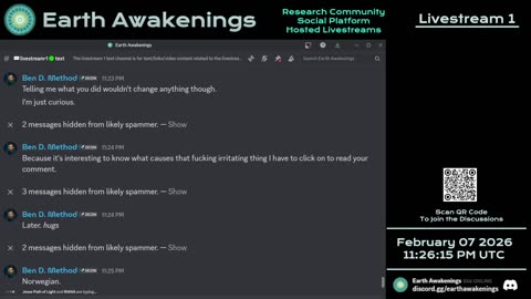 Earth Awakenings - Livestream 1 - #4319 - Live on Rumble/Youtube/X-Twitter/Twitch