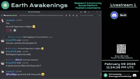 Earth Awakenings - Livestream 1 - #4325 - Live on Rumble/Youtube/X-Twitter/Twitch