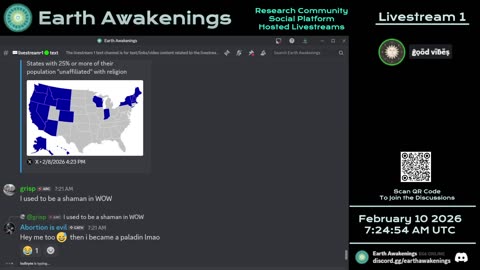 Earth Awakenings - Livestream 1 - #4328 - Live on Rumble/Youtube/X-Twitter/Twitch