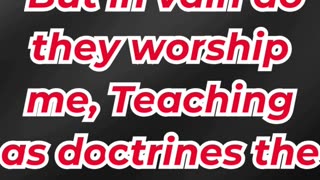 “Worship Empty of Heart” mark 7:7. #shortvideo #shorts #youtubeshorts #youtube #ytshorts #reels #yt