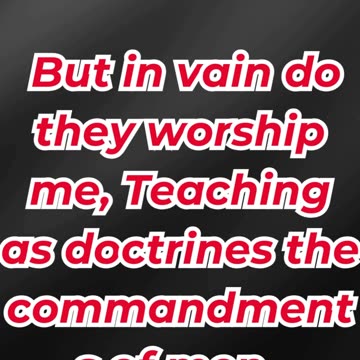 “Worship Empty of Heart” mark 7:7. #shortvideo #shorts #youtubeshorts #youtube #ytshorts #reels #yt