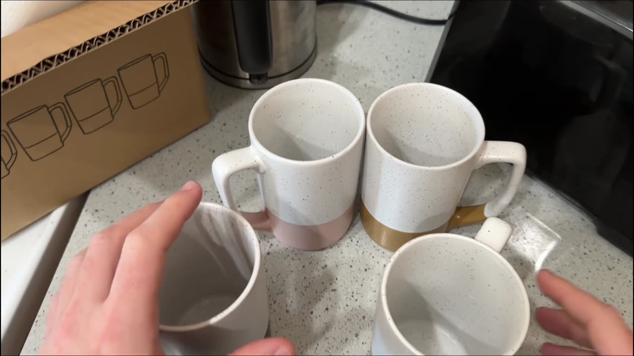 Review Large Ceramic Coffee Mug Set